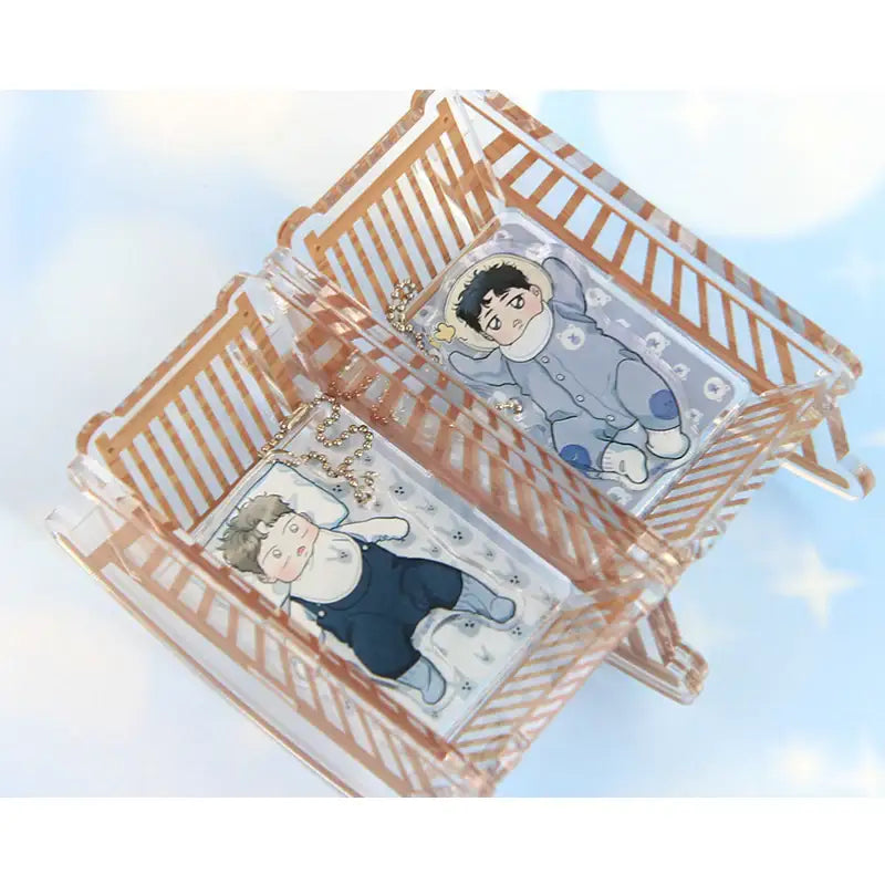 New Year's Eve Passion - Cradle Acrylic Stand + Charm - Webtoon Shop - Acrylic Stand - Harumio