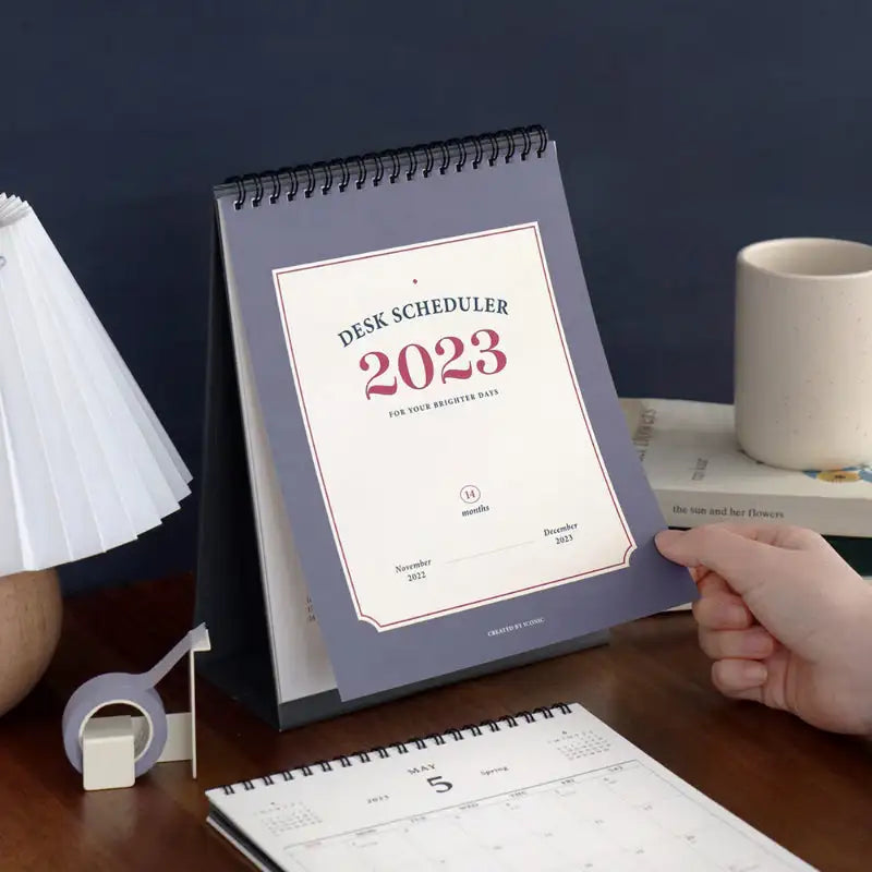 Iconic - 2023 Desk Scheduler - ICONIC - Calendar - Harumio