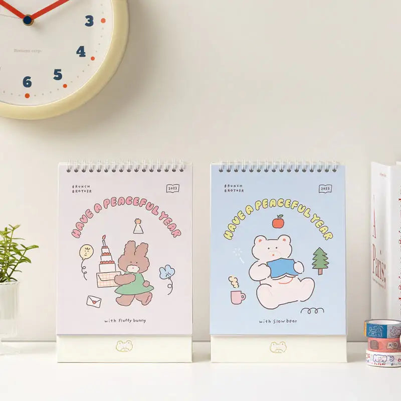 Roman - 2023 Brunch Brother Desk Calendar - ROMAN - Calendar - Harumio
