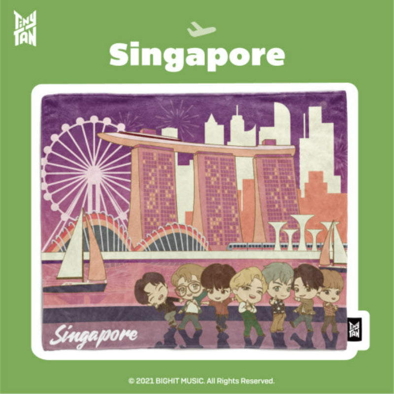 BTS - TinyTAN - City Series Blanket – Harumio