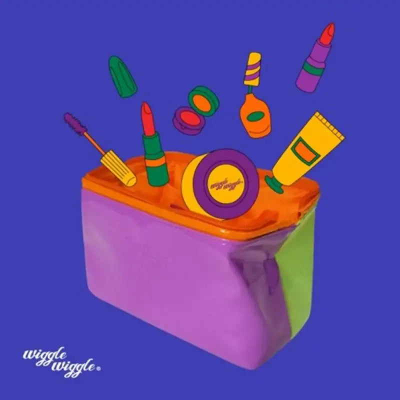 Wiggle Wiggle - Enamel Make-up Pouch - Wiggle Wiggle - Accesories - Harumio