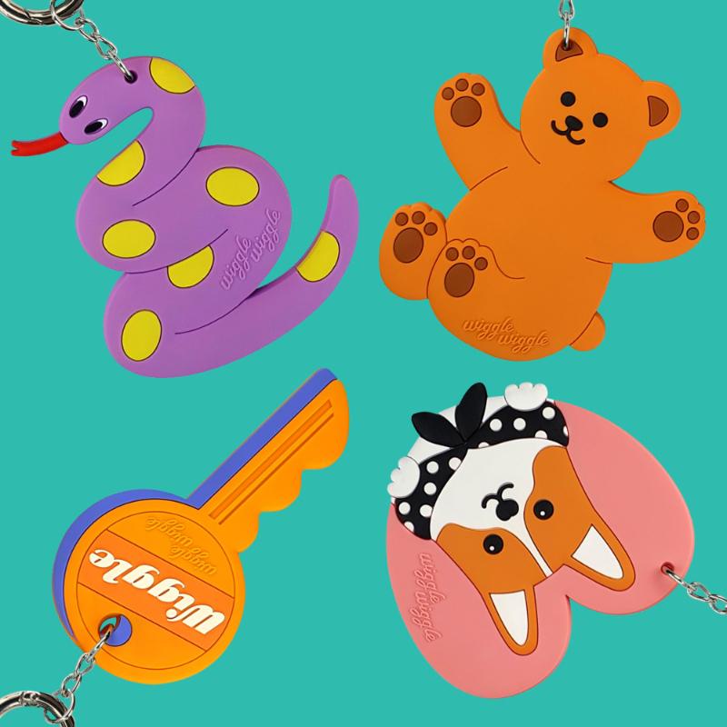 Wiggle Wiggle - Soft Key Ring Season 2