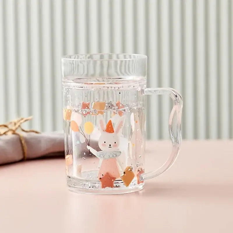 Korean Party Rabbit - Acrylic Tumbler - Modern House - Mugs - Harumio