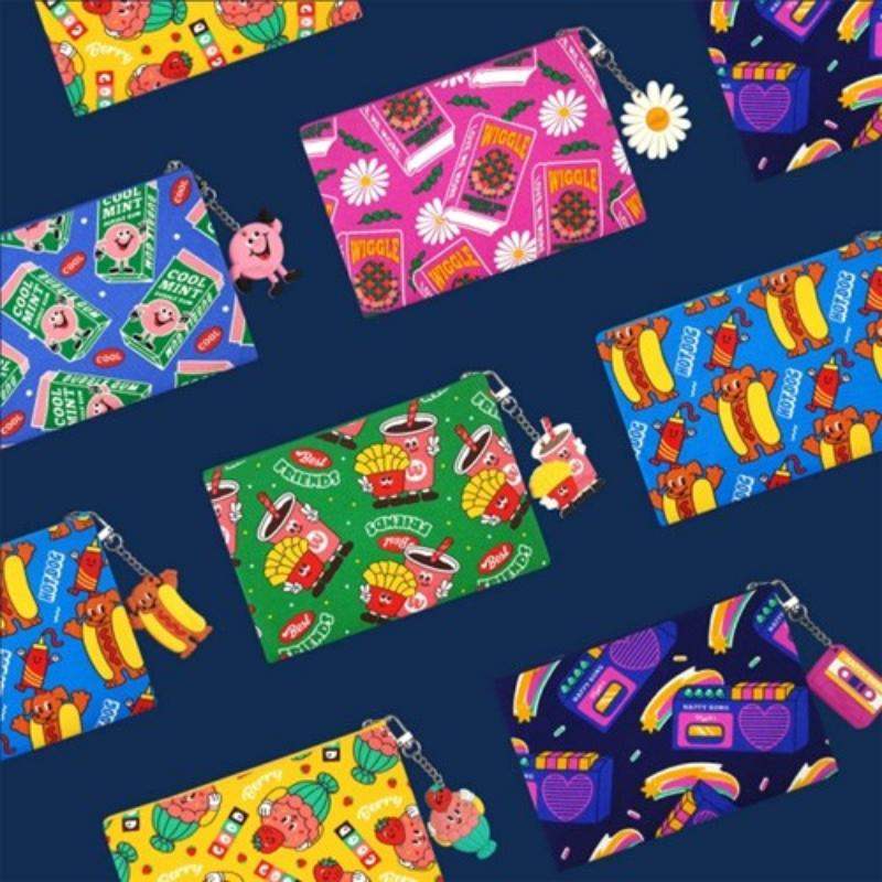 Wiggle Wiggle - Pouch and Soft Key Ring Set - Wiggle Wiggle - Accesories - Harumio