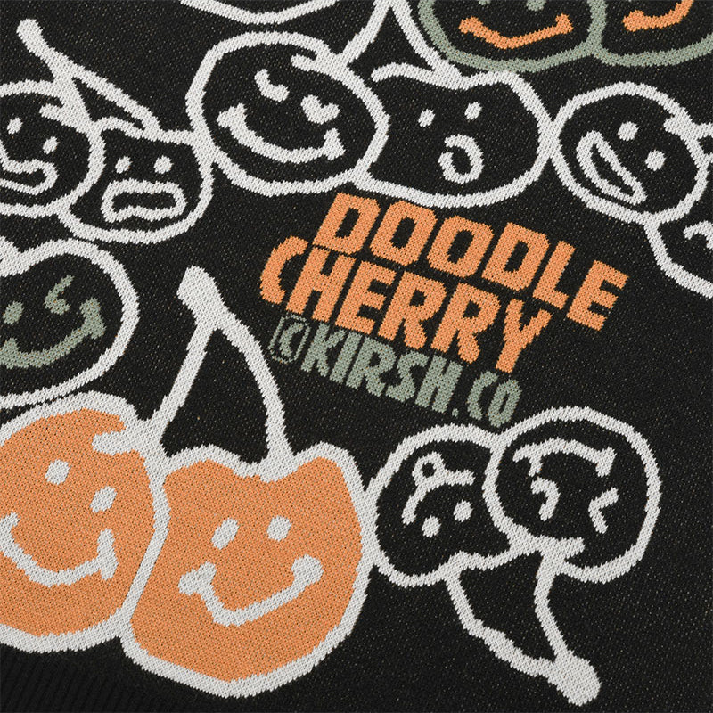 Kirsh - Doodle Cherry Crop Knit
