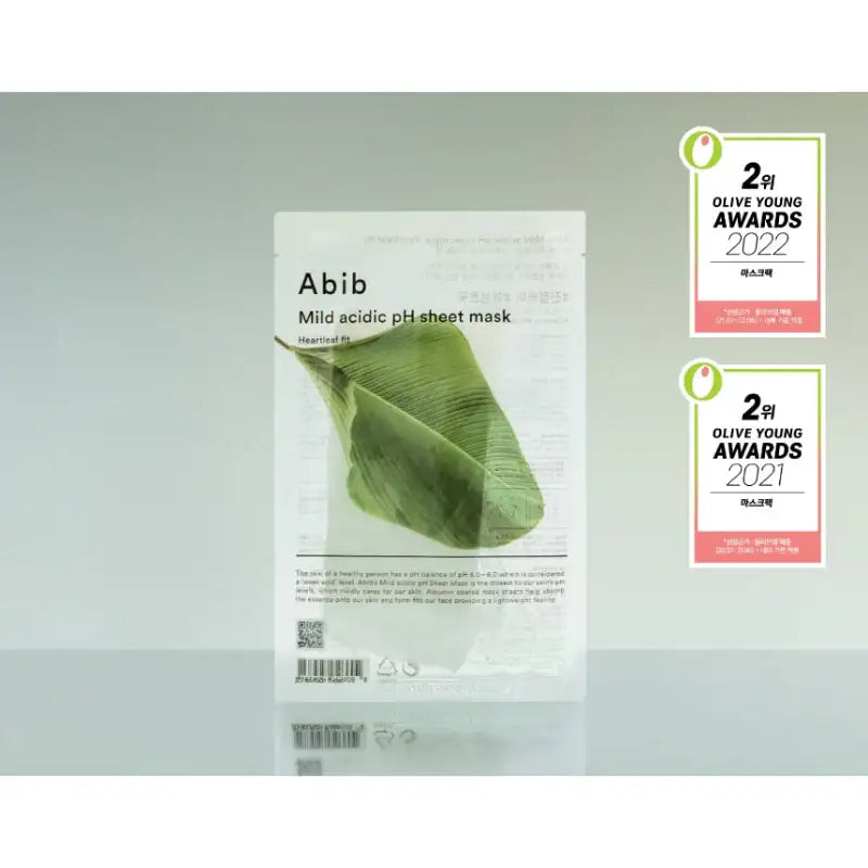 Abib - Mild Acidic pH Sheet Mask Heartleaf Fit Set - Abib - Skin Care Masks & Peels - Harumio