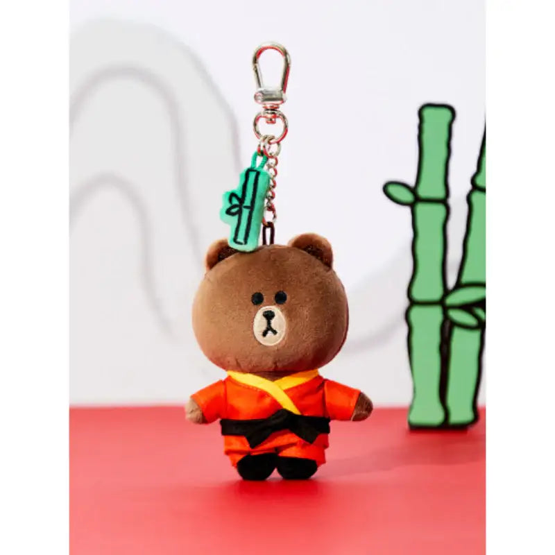 LINE FRIENDS x Kung Fu Panda - Charm Doll Keyring - LINE FRIENDS - Keyrings - Harumio