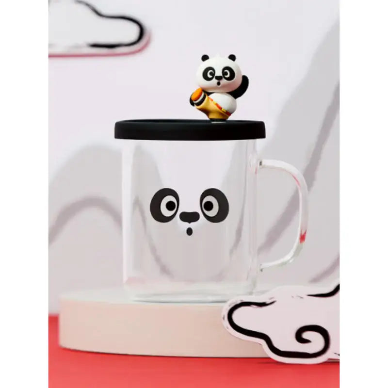 LINE FRIENDS x Kung Fu Panda - Mug & Tea Bag Holder Lid Set - LINE FRIENDS - Tableware - Harumio