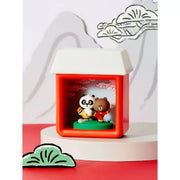 LINE FRIENDS x Kung Fu Panda - Brown & Po House Figure Mood Light - LINE FRIENDS - Figures - Harumio
