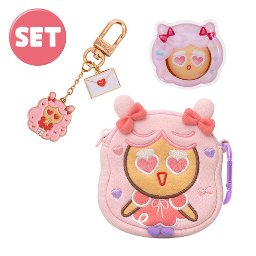 Cookie Run x Hi, Bye Mama  - Cotton Candy Cookie Mobile Accessories Set