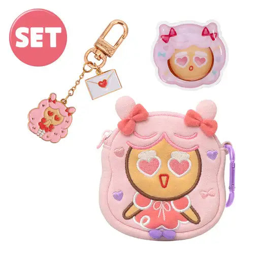 Cookie Run x Hi, Bye Mama - Cotton Candy Cookie Mobile Accessories Set - Cookie Run x Hi, Bye Mama - Accessories - Harumio