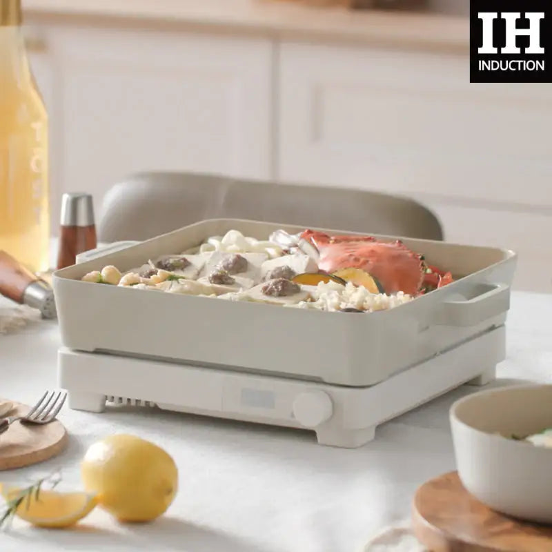 Neoflam - FIKA Square Pot Set Of 2 - Neoflam - Induction Cooker - Harumio