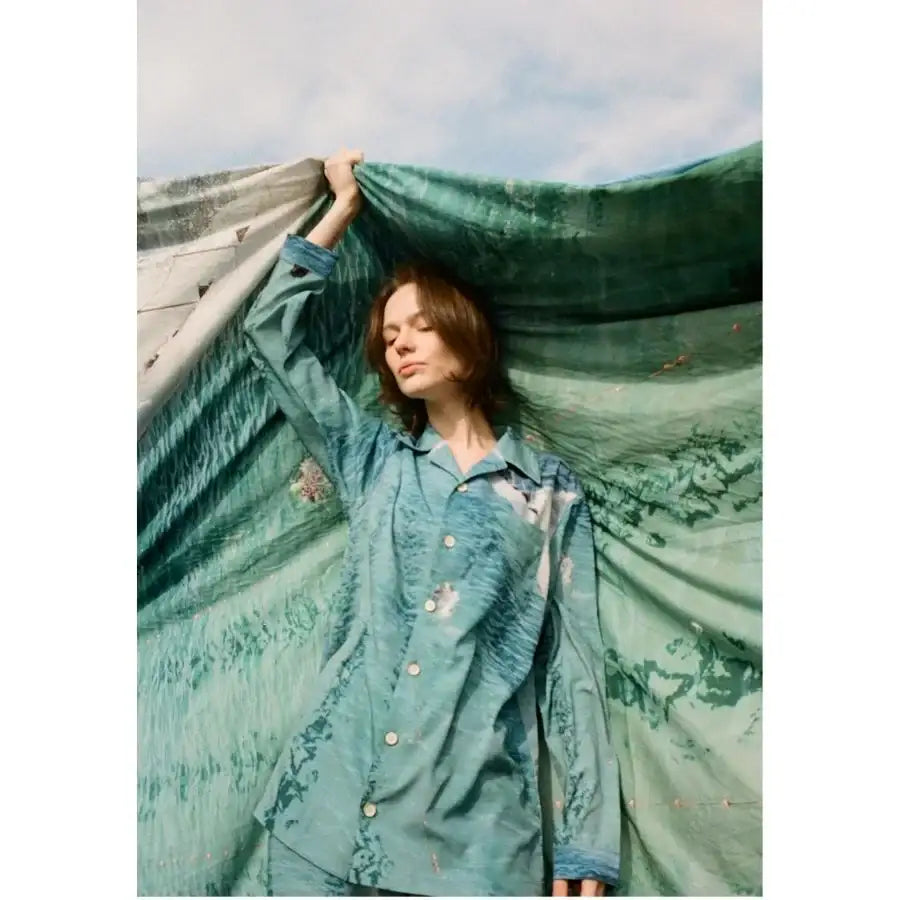 Phyps X Poster Shop - Swimming Poster Pyjama Shirt - Phyps - Pajamas - Harumio