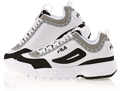 Fila Disruptor 2 - Tapey Tape - White Black - Shoes - Harumio
