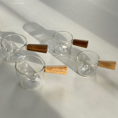 Like A Cafe - Wood Handle Shot Glass