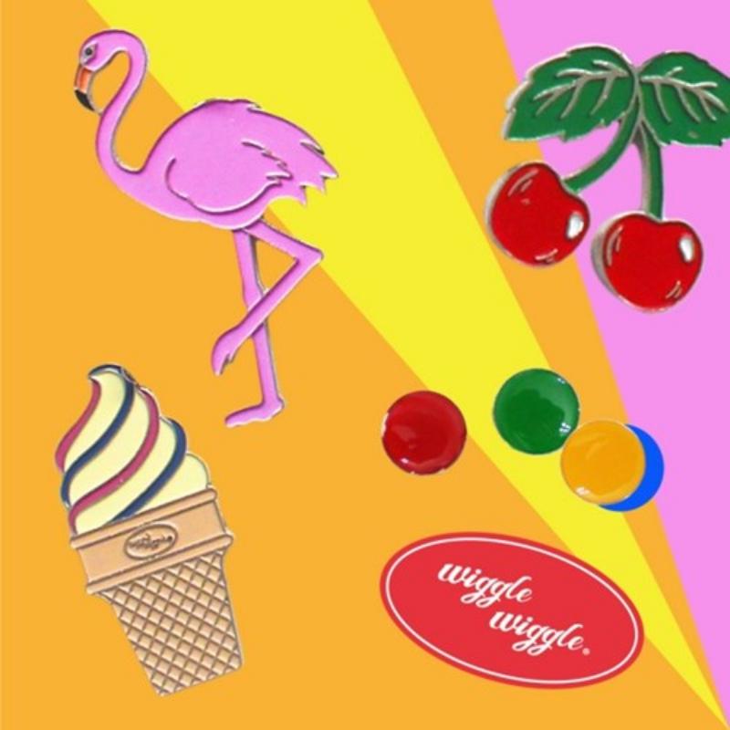 Wiggle Wiggle - Colourful Keyring