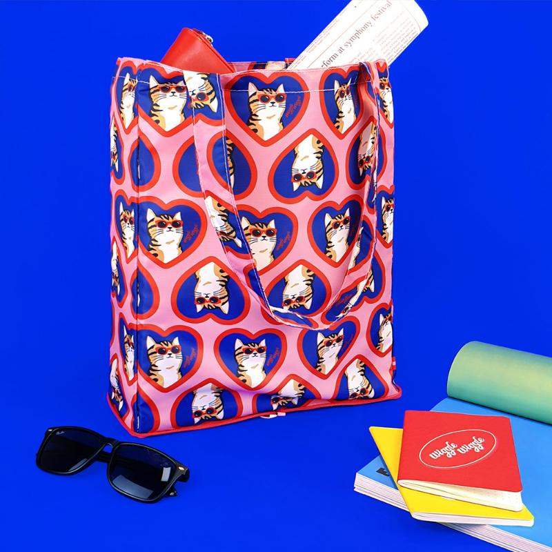 Wiggle Wiggle - Zipper Pattern Bag - Wiggle Wiggle - Home & Living - Harumio