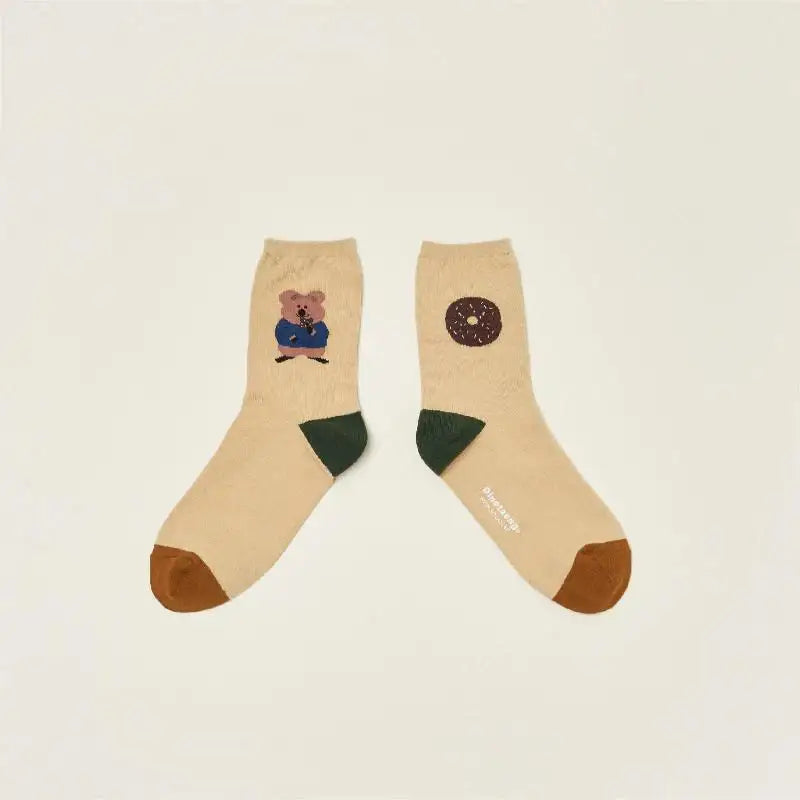 Dinotaeng - Quokka & BOBO Single Socks - Dinotaeng - Socks - Harumio