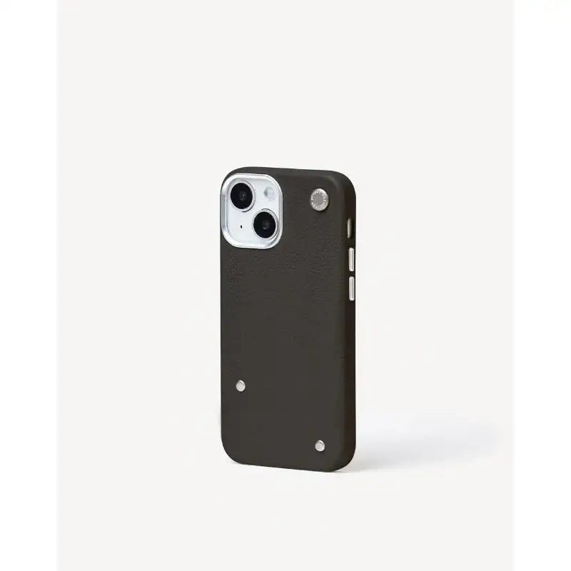 proper belongings - Round Studs Leather Case (iPhone) - proper belongings - Cases - Harumio