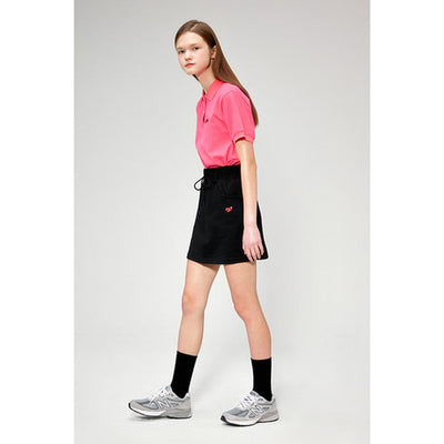 Kirsh - Cherry Band Skirt - Black