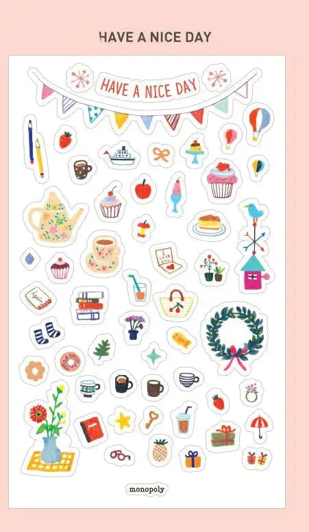 Monopoly - Toffeenut Friends Sticker - Monopoly - Decorative Stickers - Harumio