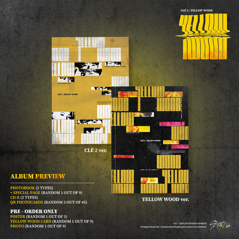 Stray Kids - Clé 2 : Yellow Wood - Preorder