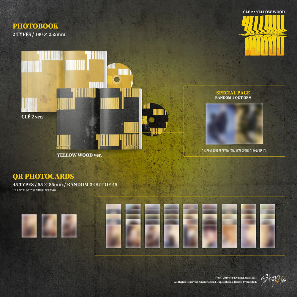 Stray Kids - Clé 2 : Yellow Wood - Preorder - Stray Kids - Mini Album - Harumio