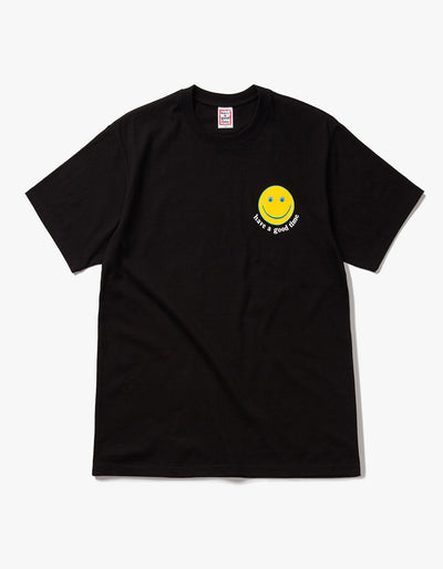 have a good time - Smile Short Sleeve T-shirt - Black