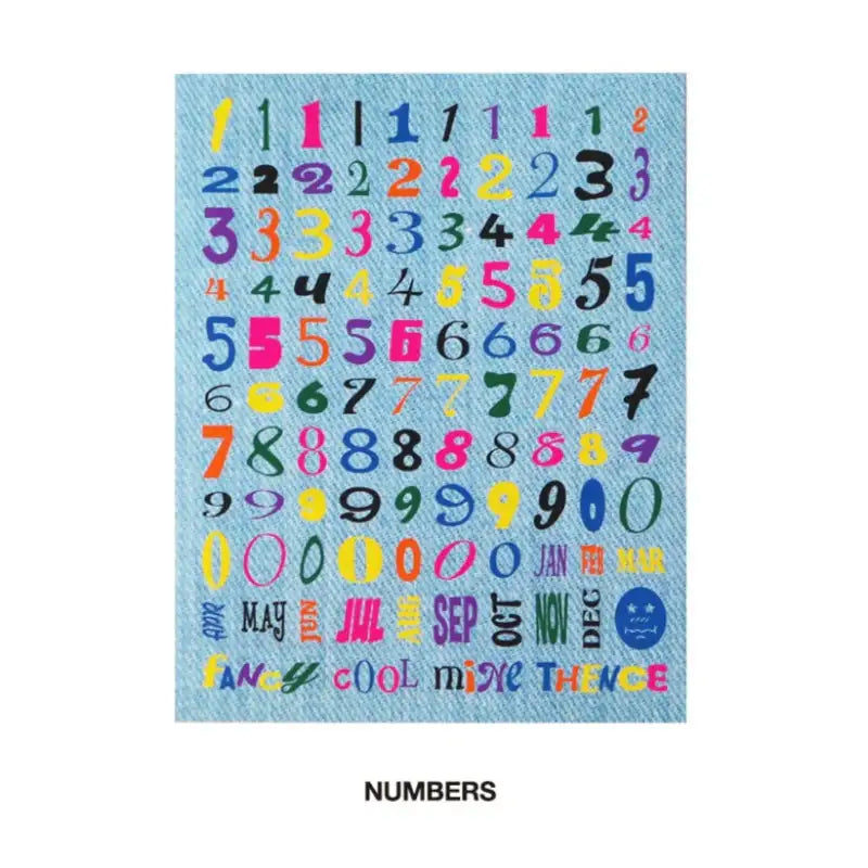 THENCE - Letter Sticker Set Ver.8 - THENCE - Stickers - Harumio