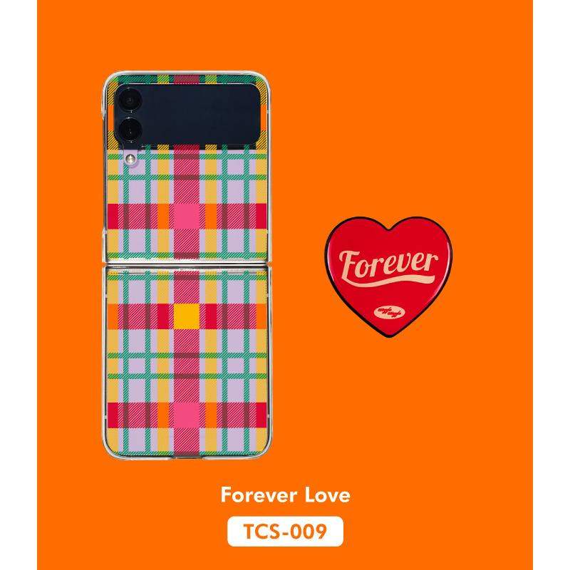 Wiggle Wiggle - Galaxy Z Flip Transparent Case & Heart Griptok Set - Wiggle Wiggle - Phone Case - Harumio