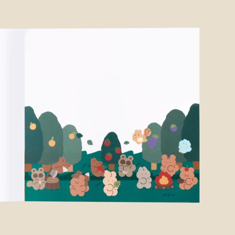 Be On D - Die-Cut Natural Background Masking Tape