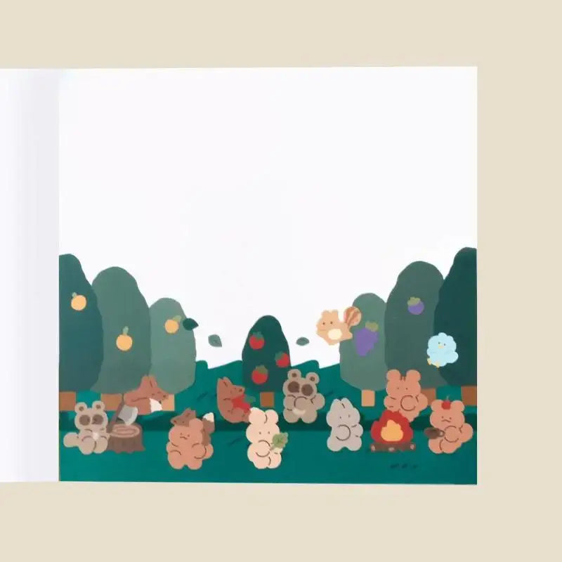 Be On D - Die-Cut Natural Background Masking Tape - Be On D - sticker - Harumio