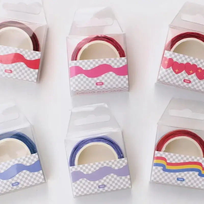 Be On D - Die-Cut Wave Line Masking Tape - Be On D - sticker - Harumio