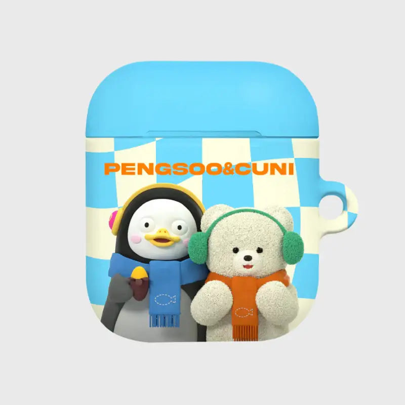 Earpearp x Pengsoo - Winter Buddy AirPods Hard Case - Earpearp x Pengsoo - AirPods Case - Harumio