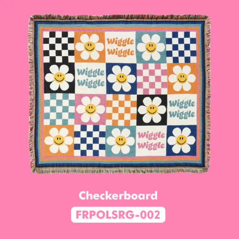 Wiggle Wiggle - Square Rug - Wiggle Wiggle - Home & Living, Accessories - Harumio