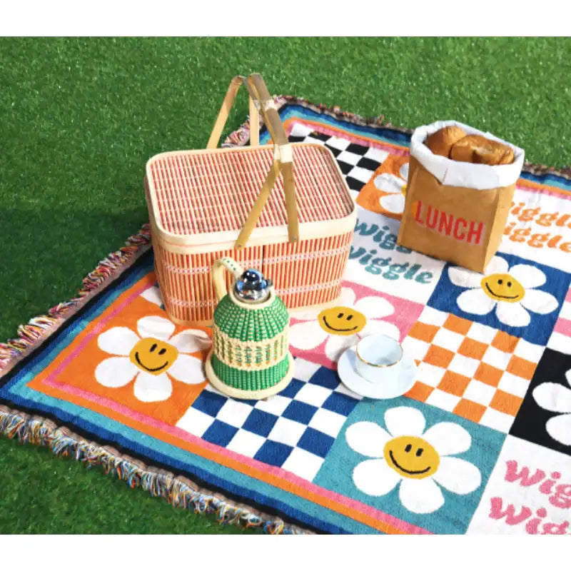 Wiggle Wiggle - Square Rug - Wiggle Wiggle - Home & Living, Accessories - Harumio