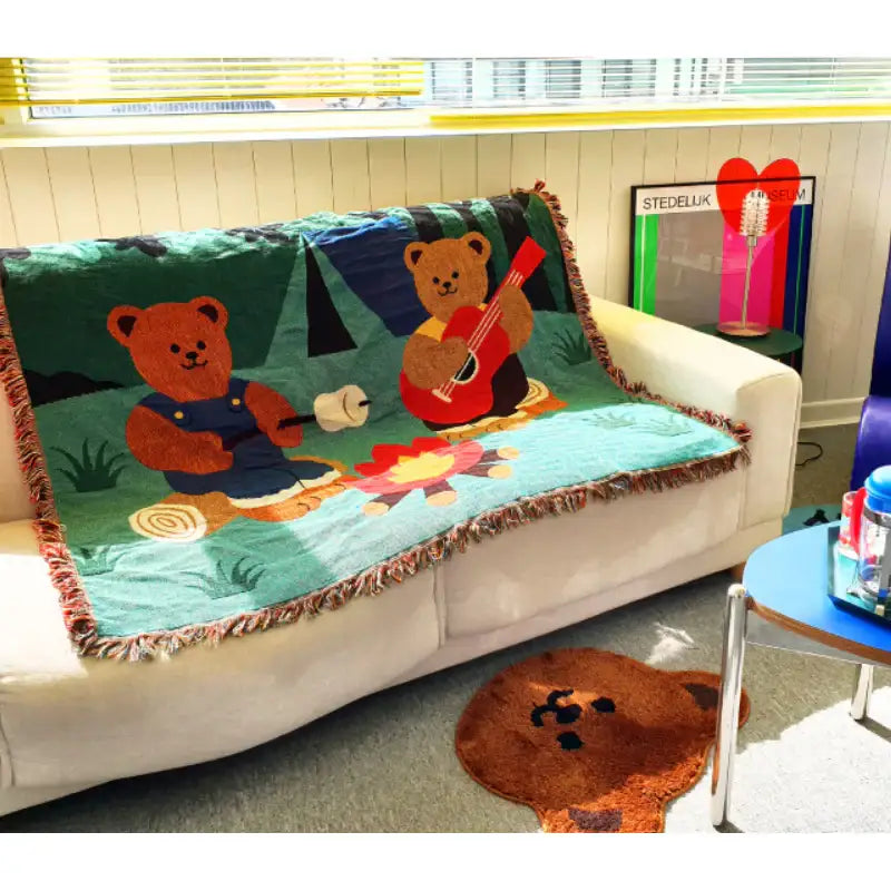 Wiggle Wiggle - Square Rug - Wiggle Wiggle - Home & Living, Accessories - Harumio