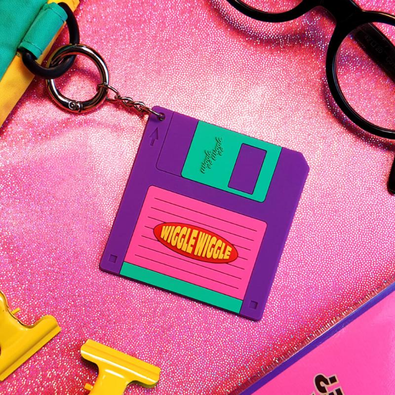 Wiggle Wiggle - Soft Key Ring - Retro