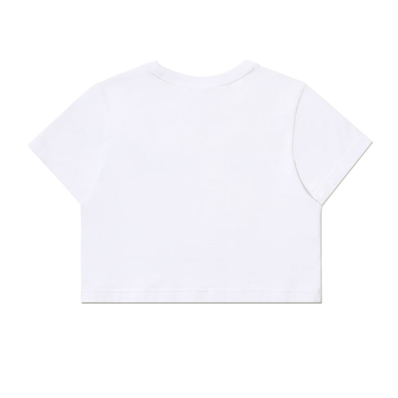 O!Oi x NewJeans - Layered Logo Crop T-shirt