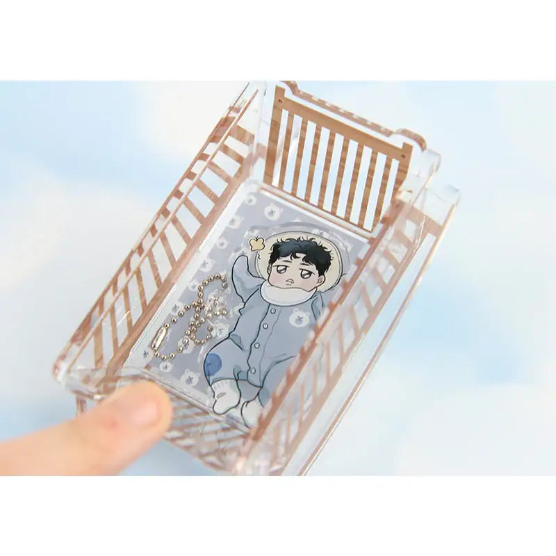 New Year's Eve Passion - Cradle Acrylic Stand + Charm - Webtoon Shop - Acrylic Stand - Harumio