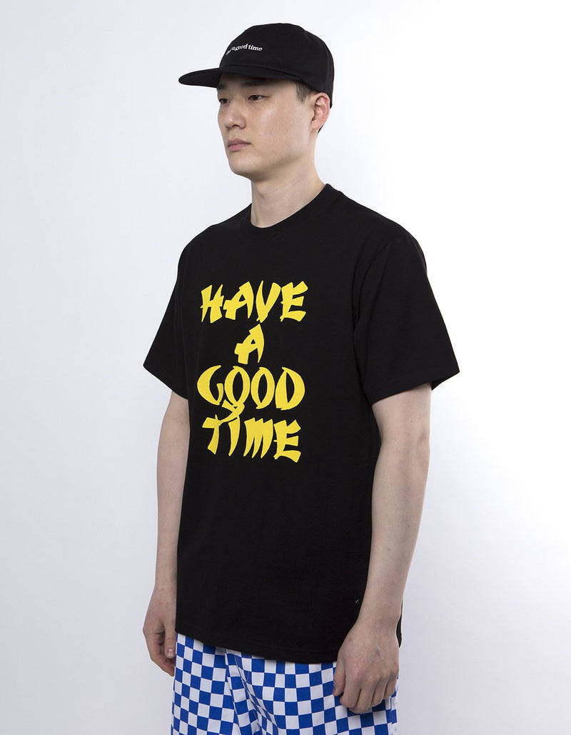 have a good time - Karate Logo Short Sleeve T-shirt - Black