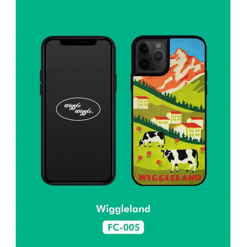 Wiggle Wiggle - iPhone Fabric Label Case - Wiggle Wiggle - Phone Case - Harumio