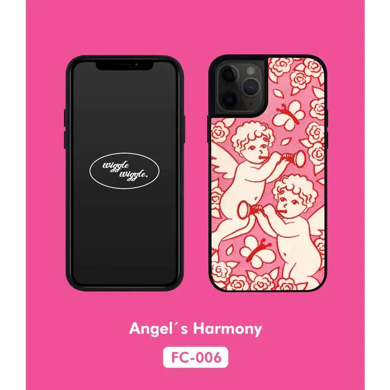 Wiggle Wiggle - iPhone Fabric Label Case - Wiggle Wiggle - Phone Case - Harumio