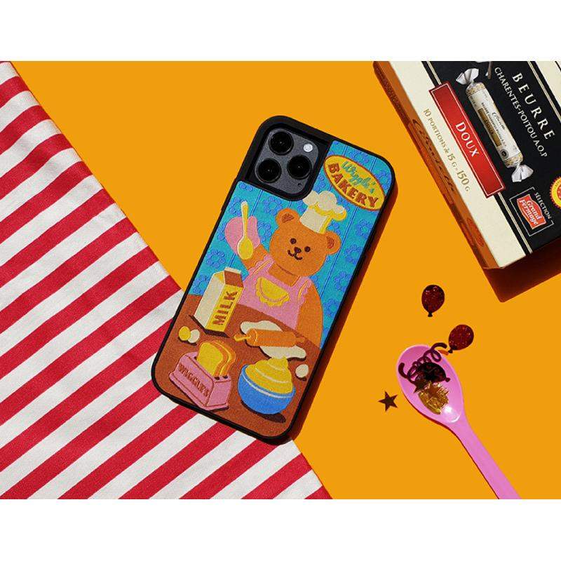 Wiggle Wiggle - iPhone Fabric Label Case - Wiggle Wiggle - Phone Case - Harumio