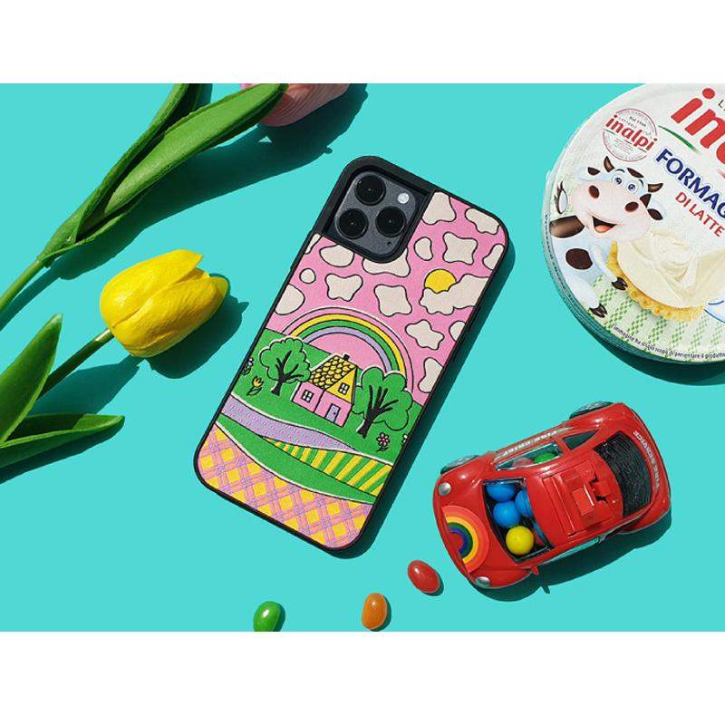 Wiggle Wiggle - iPhone Fabric Label Case - Wiggle Wiggle - Phone Case - Harumio