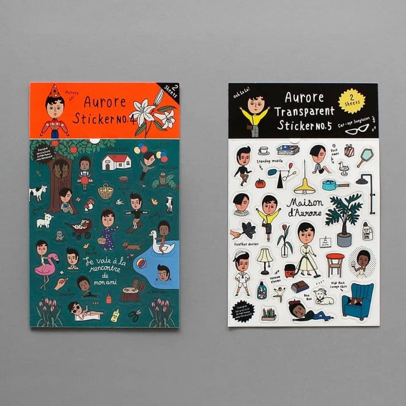 1537 - Aurore Stickers - 1537 - Decorative Stickers - Harumio