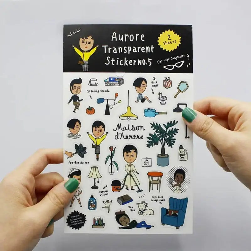 1537 - Aurore Stickers - 1537 - Decorative Stickers - Harumio