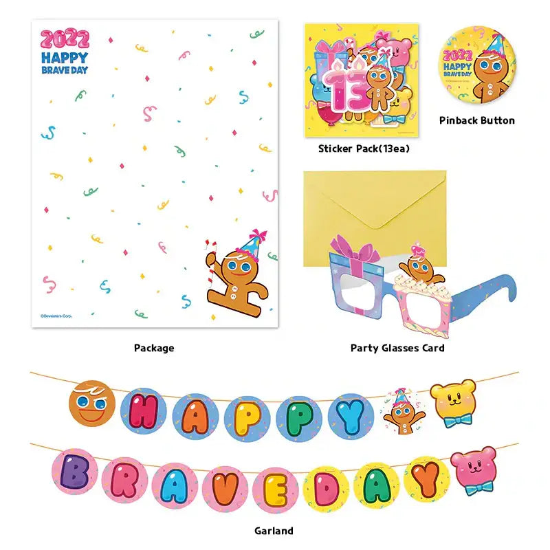 Cookie Run - BraveCookie Birthday Package - Cookie Run - Accessories - Harumio
