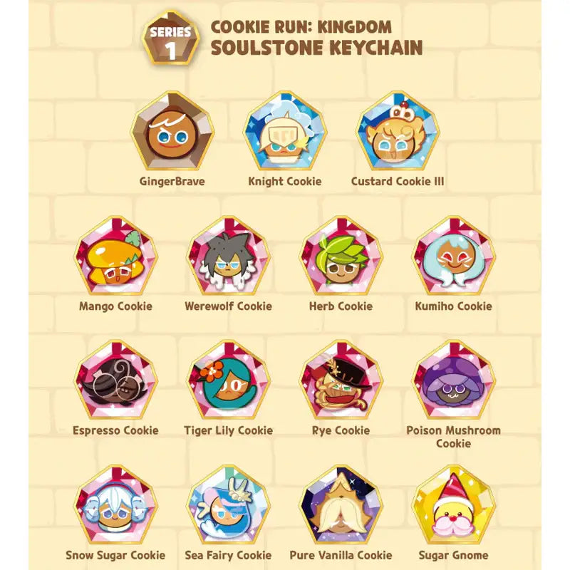 Cookie Run - Soul Stone Keychain - Cookie Run - Accessories - Harumio
