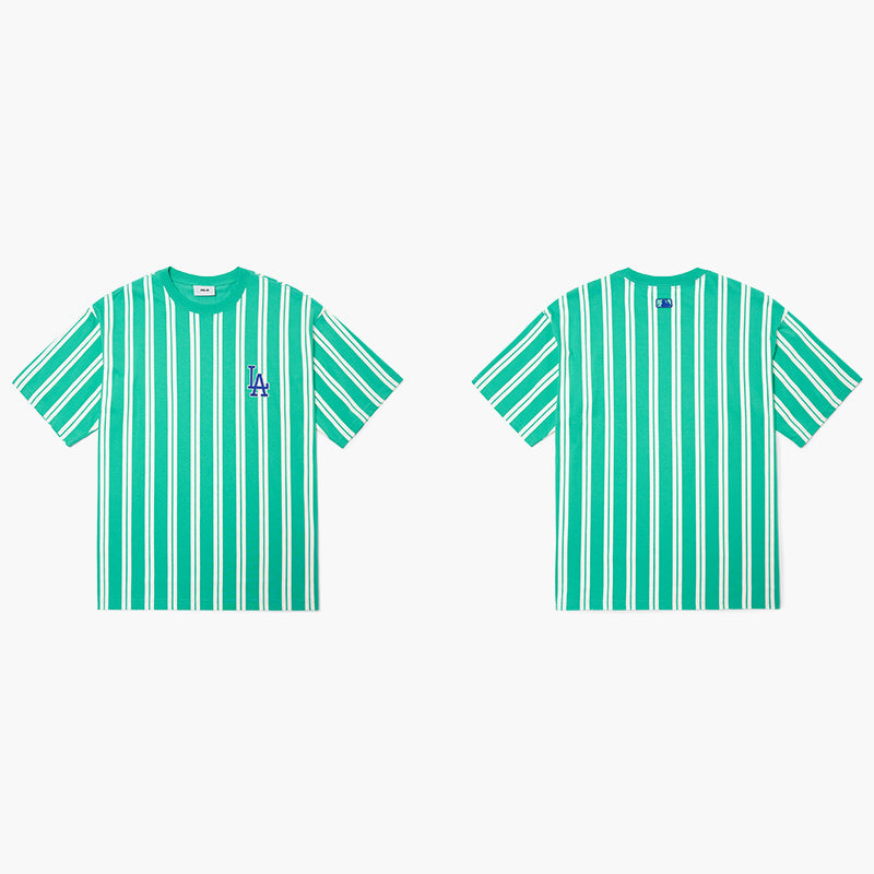 MLB Korea - Ethnic Stripe Mega Overfit Short Sleeve T-Shirt